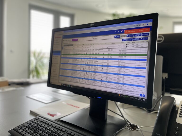 Zadání objednávek v databance RAALTRANS