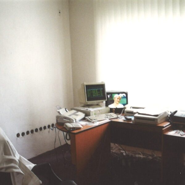 Na monitoru nabídky ještě v DOS programu